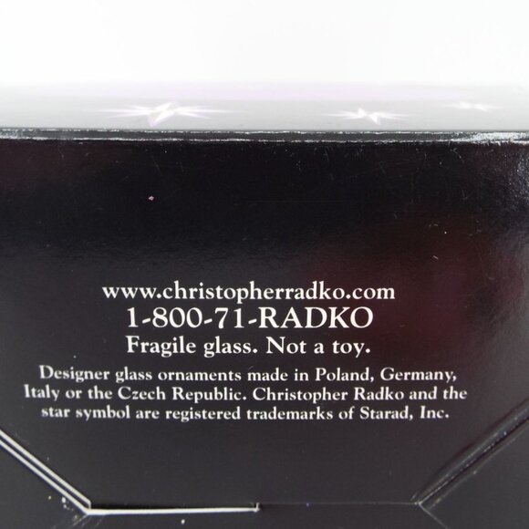 Christopher Radko Faith Hopewell Breast Cancer Awareness Glass Ornament 2004 - Picture 14 of 15